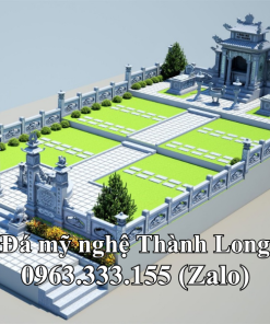 Bản vẽ thiết kế khu lăng mộ đá - Mẫu 10