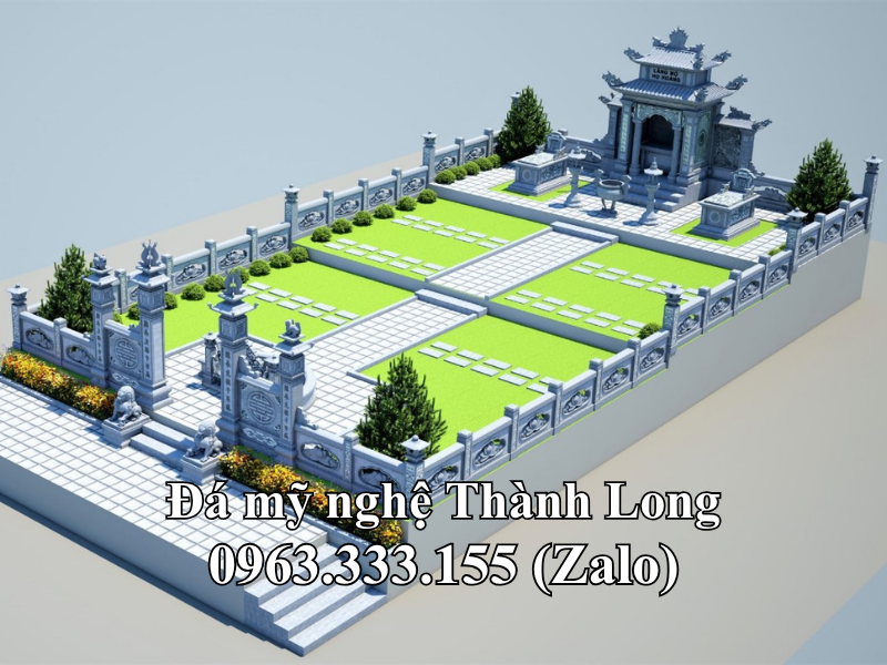 Bản vẽ thiết kế khu lăng mộ đá - Mẫu 10