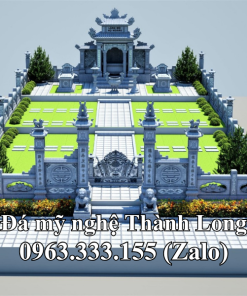 Bản vẽ thiết kế khu lăng mộ đá - Mẫu 03