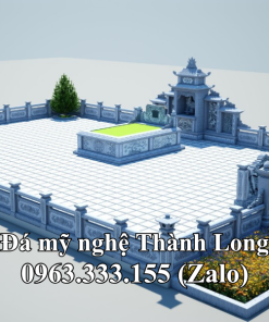 Bản vẽ thiết kế khu lăng mộ đá - Mẫu 04
