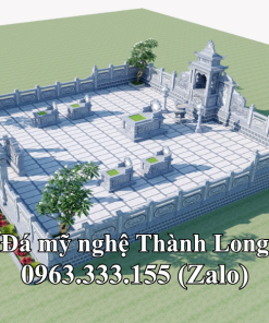 Bản vẽ thiết kế khu lăng mộ đá - Mẫu 08