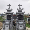 Mộ đá Công Giáo - Mẫu 03