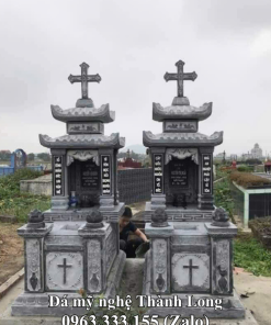 Mộ đá Công Giáo - Mẫu 03