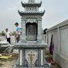 Mộ đá Công Giáo - Mẫu 06